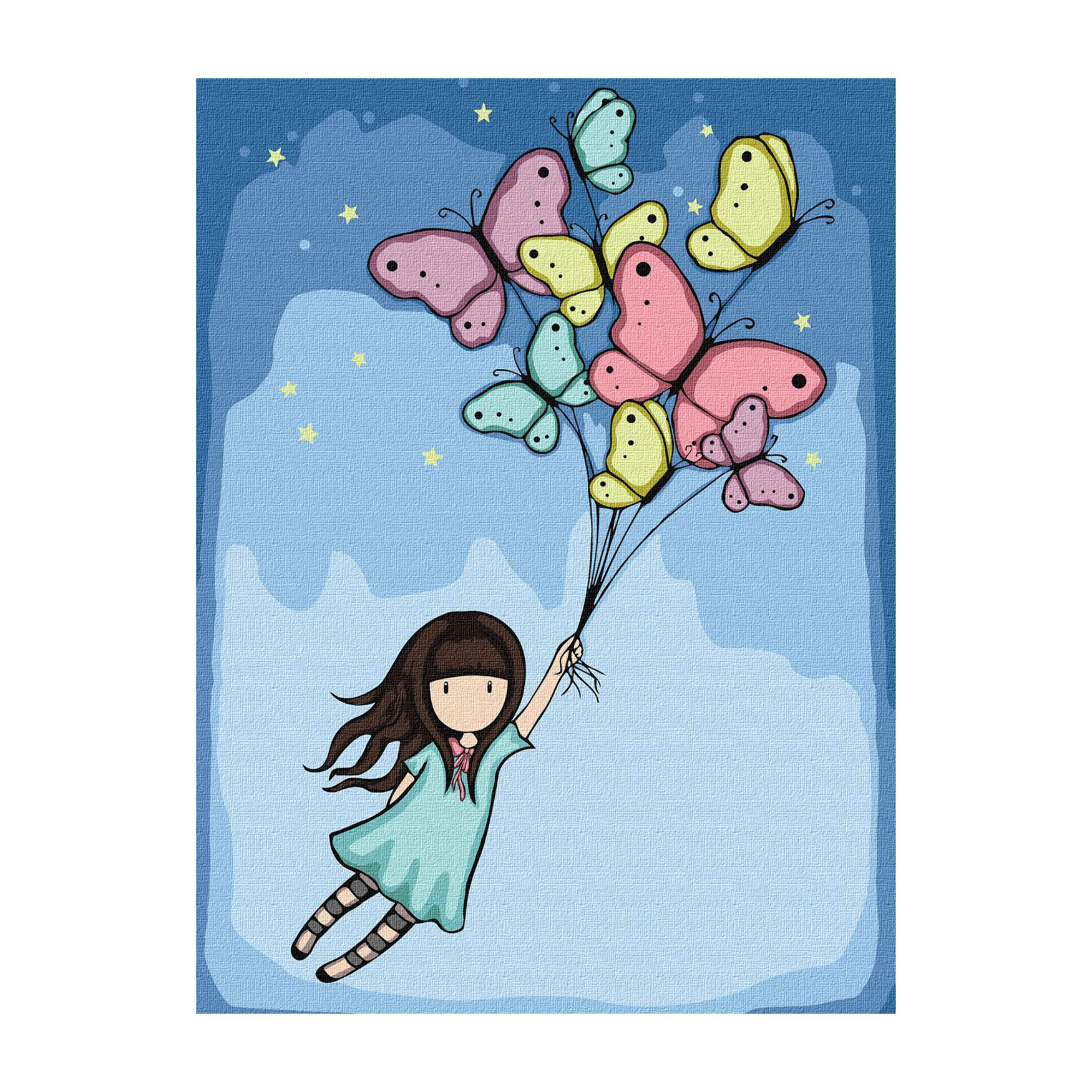 Картина за номерами Ideyka Flight Of The Butterflies Santoro Gorjuss Collection, 30*40 см (KHO8676)